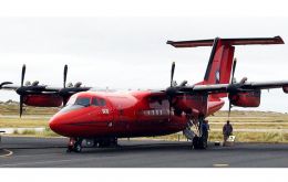 The Dash-7  will be initially based in Stanley airport for the winter and will provide support to BAS personnel wintering on Antarctic bases.