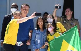Bolsonaro has repeatedly clashed with state governors, insisting that strict containment measures are an overreaction, and damaging to the economy.
