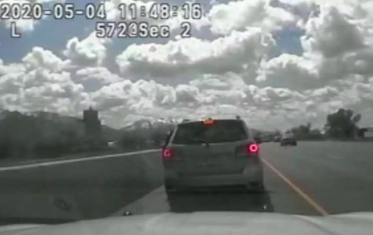 The boy, who was not identified, had managed to drive about 3 to 5km from his home before he was pulled over in the southbound lane of Interstate 15 in Ogden