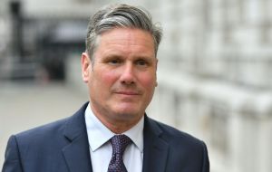 Quizzing the premier for the first time, new opposition Labour leader Keir Starmer, who was elected on April 4, highlighted Britain's death toll.