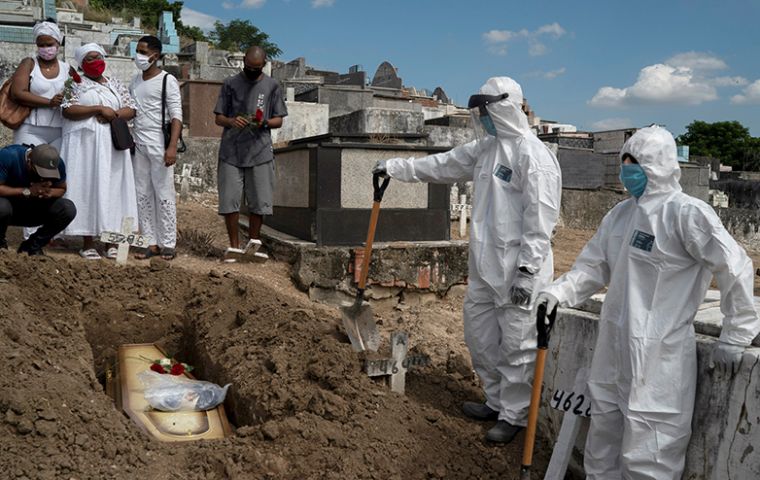 Sao Pablo state of almost 46 million inhabitants has seen more than 3,600 deaths and over 44,400 cases.