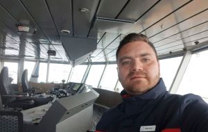 Medical officer Mauricio Usme who has publicly made serious accusations against the cruise company (Pic M. Usme)