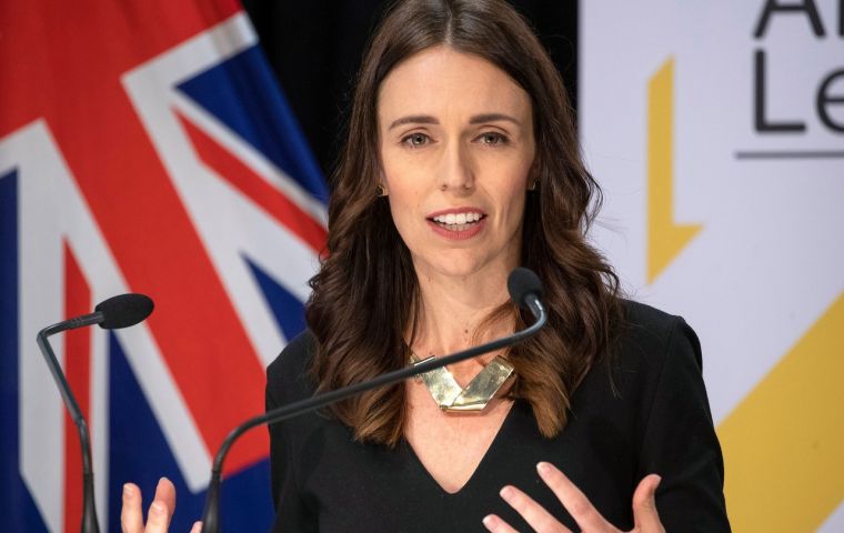 “The PM says she just waits like everyone else,” the public Television New Zealand cited Jacinta Ardern's press service as saying.