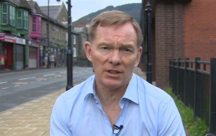 Chris Bryant has visited Argentina and is a staunch defender not necessarily of British Falklands but of the Falkland Islands people's right to self determination and to decide on their future
