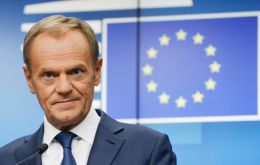 “This is apparently Cummings and his Brexit friends' rule: that they leave when they should stay,” Donald Tusk said on Tuesday.