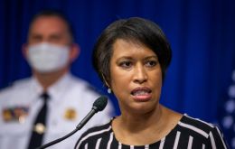 Washington Mayor Muriel Bowser responded to Trump on Twitter, saying there “are no vicious dogs & ominous weapons. There is just a scared man.”