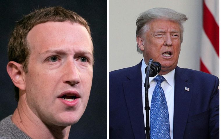 Dozens of online posts from employees critical of Zuckerberg’s decision to leave Trump’s most inflammatory verbiage unchallenged where Twitter had labeled it
