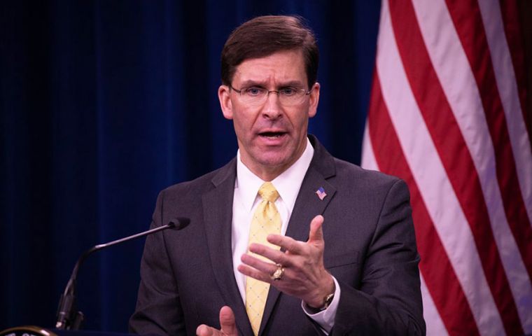 “I do not support invoking the Insurrection Act,” Secretary of Defense Mark Esper said, “I do as a former soldier and former member of the National Guard”