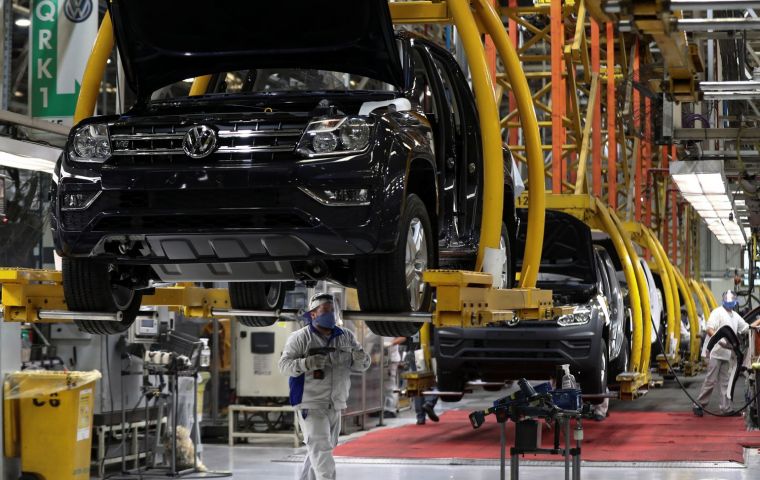 Argentina has 12 automotive plants, some of which have been in the country for some 100 years. REUTERS