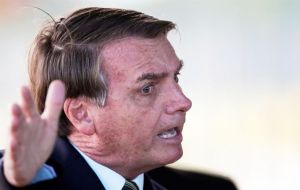 In comments to journalists later on Friday, Bolsonaro said Brazil will consider leaving the WHO unless it ceases to be a “partisan political organization.”