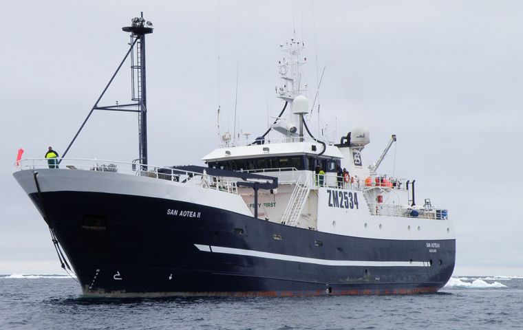 The crews will then swap vessels before the San Aotea goes back round the Cape, across the Southern Ocean to deliver the old crew back to New Zealand.