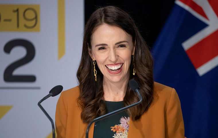 ”While the job is not done, there is no denying this is a milestone ... Thank you, New Zealand,” Prime Minister Jacinda Ardern told a news conference