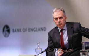 Deputy Governor Ben Broadbent said BoE estimated that Britain’s economy was heading for a roughly 20% contraction over the first and second quarters of 2020