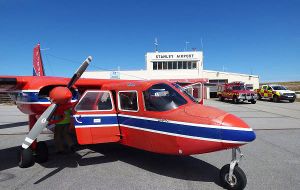 The Falkland Islands Air Service, FIGAS, has a fleet of six Islanders, and the first one was purchased back in 1979