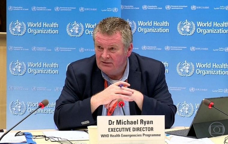 “We would encourage that Brazil continues to fight against the disease, that Brazil links the efforts at federal and at state level,” said Michael Ryan