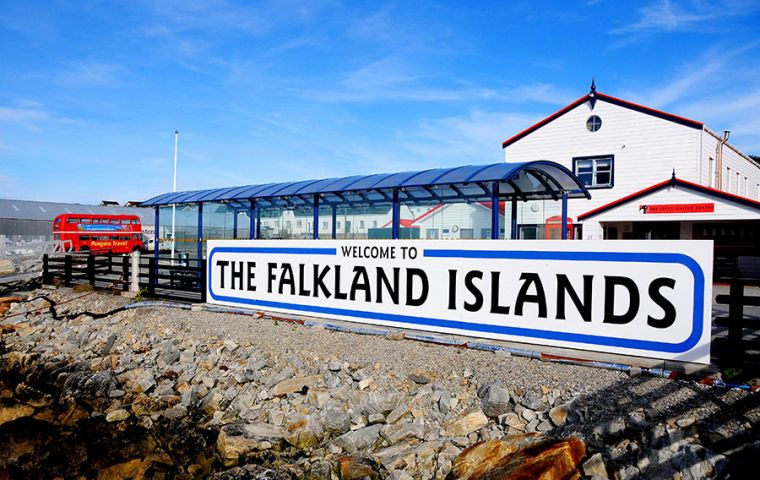 Under the Regulations each person entering the Falkland Islands must provide information about their journey, including the address at which they will be staying in the Falkland Islands