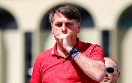 Bolsonaro said he began feeling ill on Sunday and has been taking hydroxychloroquine, an anti-malarial drug with unproven effectiveness