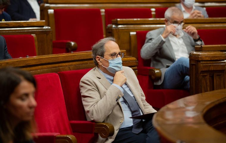 “Masks will be mandatory all over Catalonia, not just in the Segria region ... I think it's an important measure,” Torra told the regional parliament