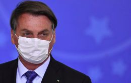 “I am very well,” Bolsonaro said. “Tomorrow is scheduled - I don't know if it's confirmed - a new exam. And if everything is good, we'll go back to work. Otherwise, we wait a few days.”