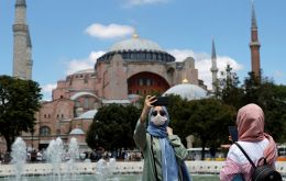 Hagia Sophia was a cathedral for nearly 1,000 years before being converted into a mosque in 1453 and a museum in 1935.