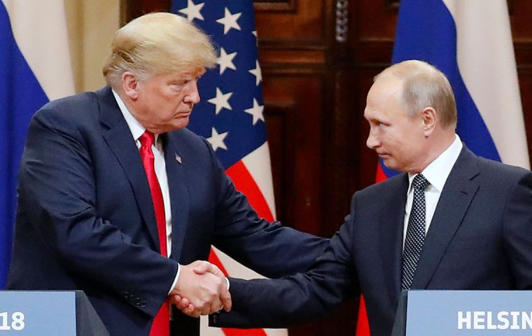 Trump raised the prospect of expanding the G-7 to again include Russia, which had been expelled in 2014 following Moscow's annexation of Ukraine's Crimea