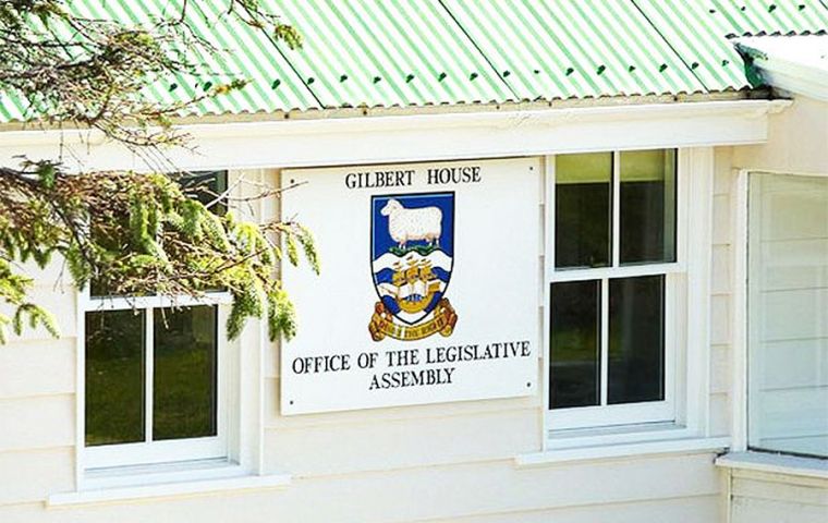  Gilbert House, seat of the democratically elected government of the Falkland Islands