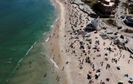 Rio's beaches have often been full recently, especially on weekends, as visitors ignore restrictions aimed at fighting the world's second worst coronavirus outbreak