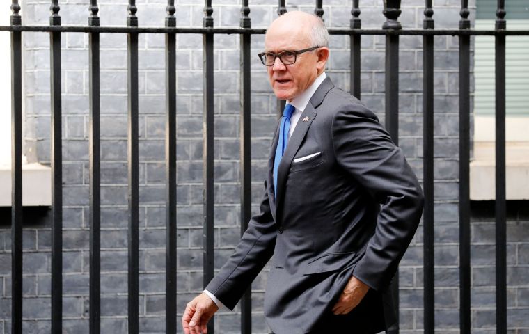 A billionaire with no prior diplomacy experience, Woody Johnson was appointed to the coveted post of ambassador to Britain, in August 2017
