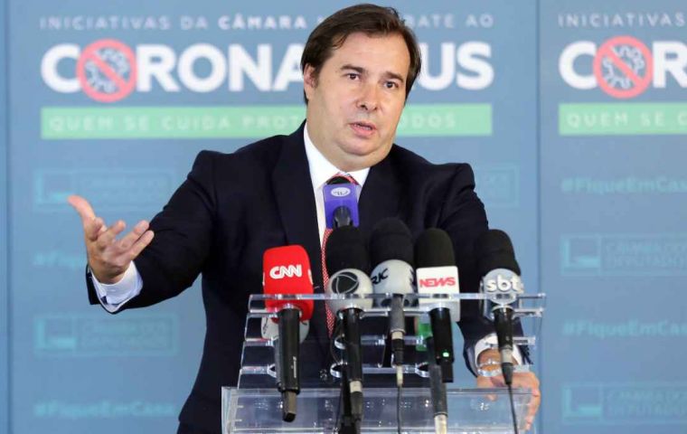 Rodrigo Maia said the bill will be passed this year on time for the 2022 presidential election, and added he will look at impeachment requests against President Jair Bolsonaro at the appropriate time