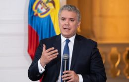 Duque repeated Colombia's support for Claver-Carone in his bid to lead the Inter-American Development Bank (IDB), which is set to choose a new head next month.