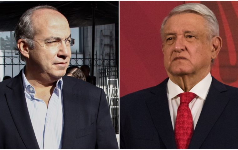 With tensions mounting between Mexican political rivals, ex-leader Felipe Calderon accused president Andres Manuel Lopez Obrador of “political persecution.”