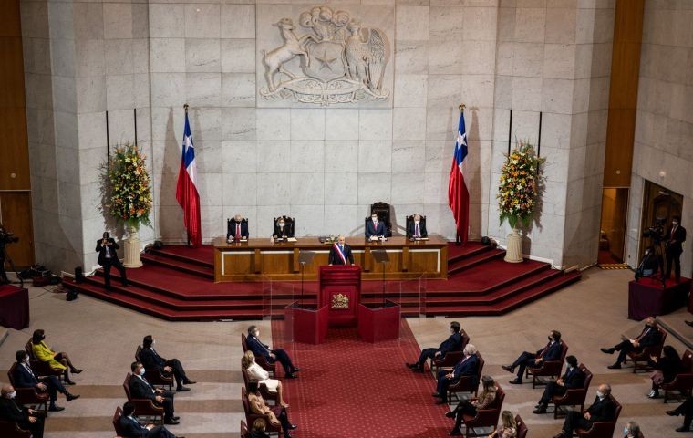 The plebiscite will ask Chileans if they want a new constitution drafted by members of Congress or a committee made up of Senators and citizens