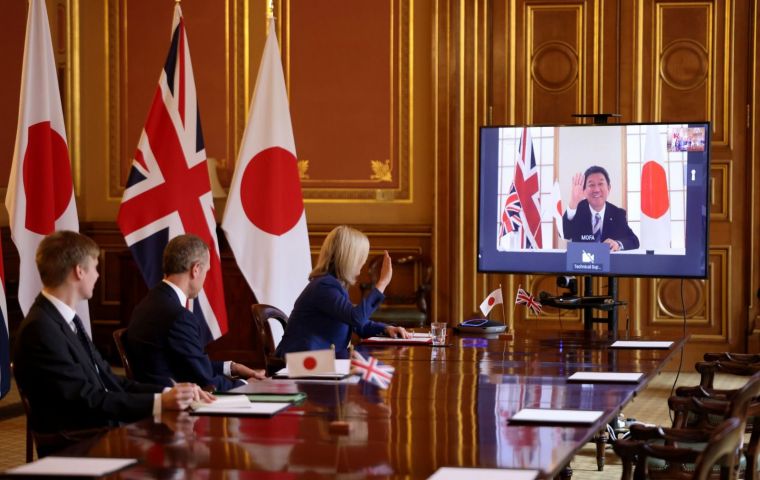 “This is a historic moment for the UK and Japan as our first major post-Brexit trade deal,” Liz Truss, U.K. international trade secretary, said in a statement.