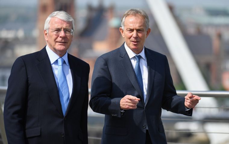“What is being proposed now is shocking,” Major and Blair, who were adversaries, as Conservative and Labour leaders, wrote in a joint letter published by the Sunday Times newspaper.