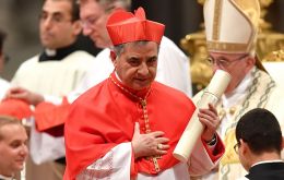 The Holy See announced the resignation of Cardinal Angelo Becciu in a terse statement on Thursday night