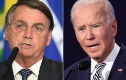 Bolsonaro, who has been dubbed a “Tropical Trump” told Biden Brazil would not accept “coward threats towards our territorial and economic integrity.”
