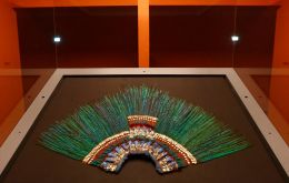 It is unclear exactly how the headdress, made of hundreds of long quetzal feathers and more than 1,000 gold plaques, ended up in Austria, in a Vienna museum