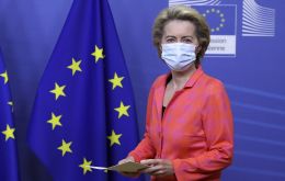 During a cross-Channel call on the eve of the crunch talks, EU chief Ursula von der Leyen warned that there was “still a lot of work ahead of us” 