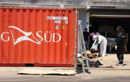 The container had travelled through Croatia, thought to be the migrants' planned destination, before going through Egypt, Spain, Argentina en route to Paraguay.