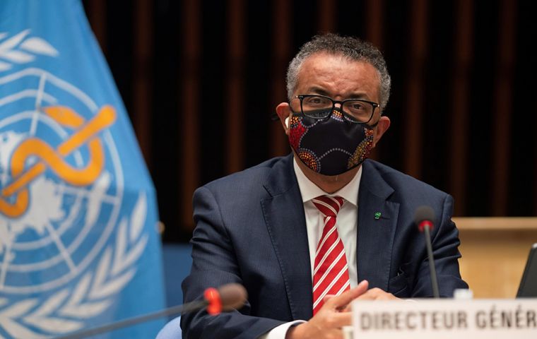 The U.S. mission in Geneva last week urged WHO chief Tedros to invite Chinese-claimed but democratically ruled Taiwan to the WHO's decision-making body