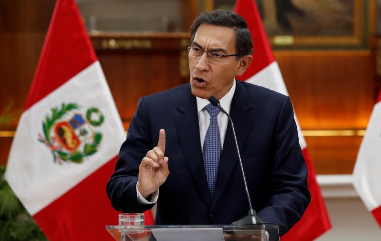 The ouster measure was supported by 105 legislators — far more than the 87 votes needed for the two-thirds majority required to remove Peru's president
