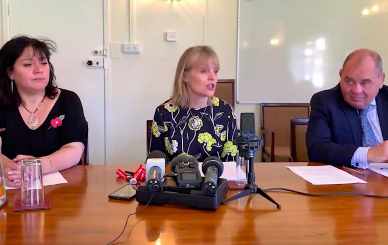 Dr Edwards: “since their arrival at no point has this person had contact with the wider community. They’ve been in quarantine with other family members”