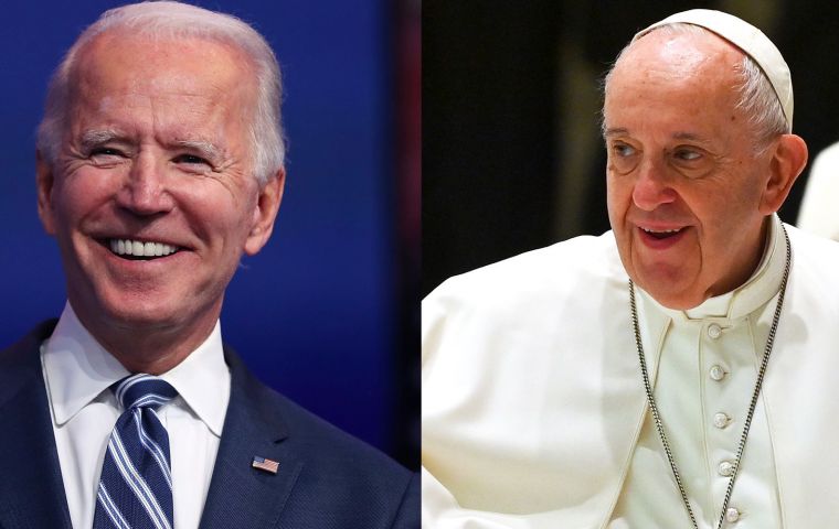 During a bitter 2020 campaign, Biden quoted Pope John Paul II, frequently invoked his Irish Catholic roots and pledged to “restore the soul of America”