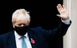 Johnson, who was admitted to hospital with the novel coronavirus earlier this year, is well and does not have any symptoms, a spokesman for the prime minister said 