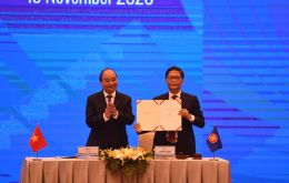 Top officials from 15 nations, including Australia, New Zealand and 10 members of the ASEAN inked the Regional Comprehensive Economic Partnership, or RCEP