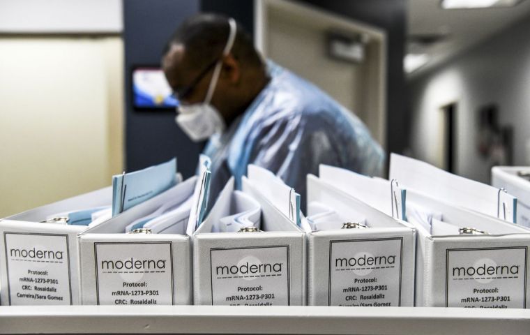 Moderna Inc said its experimental Covid-19 vaccine was 94.5% effective in preventing infection based on interim late-state data