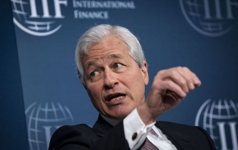 “This is childish behavior on the part of our politicians,” Dimon said about an impasse between Democrats and Republicans over additional spending