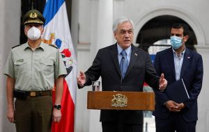 President Piñera said in a statement he had accepted the resignation of Mario Rozas, saying he shared “the reasons and arguments” he had given for resigning.