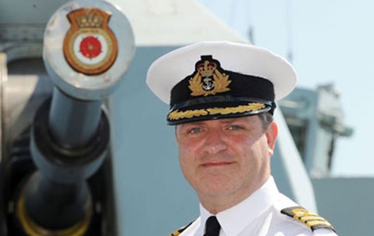 The CBFSAI role is Commodore Lett’s fifth tour in the South Atlantic. He has previously served on HMS Westminster, HMS Lancaster and as Commanding Officer of both HMS Clyde and HMS Montrose.