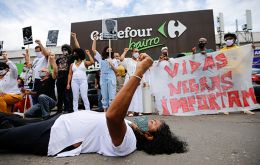 The killing, which has sparked protests across Brazil, occurred late on Thursday when a store employee called security after the man threatened to attack her